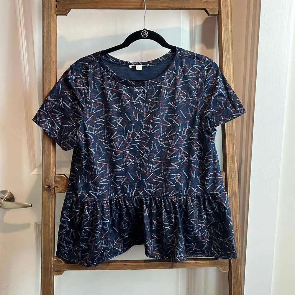 Anthropology peplum top